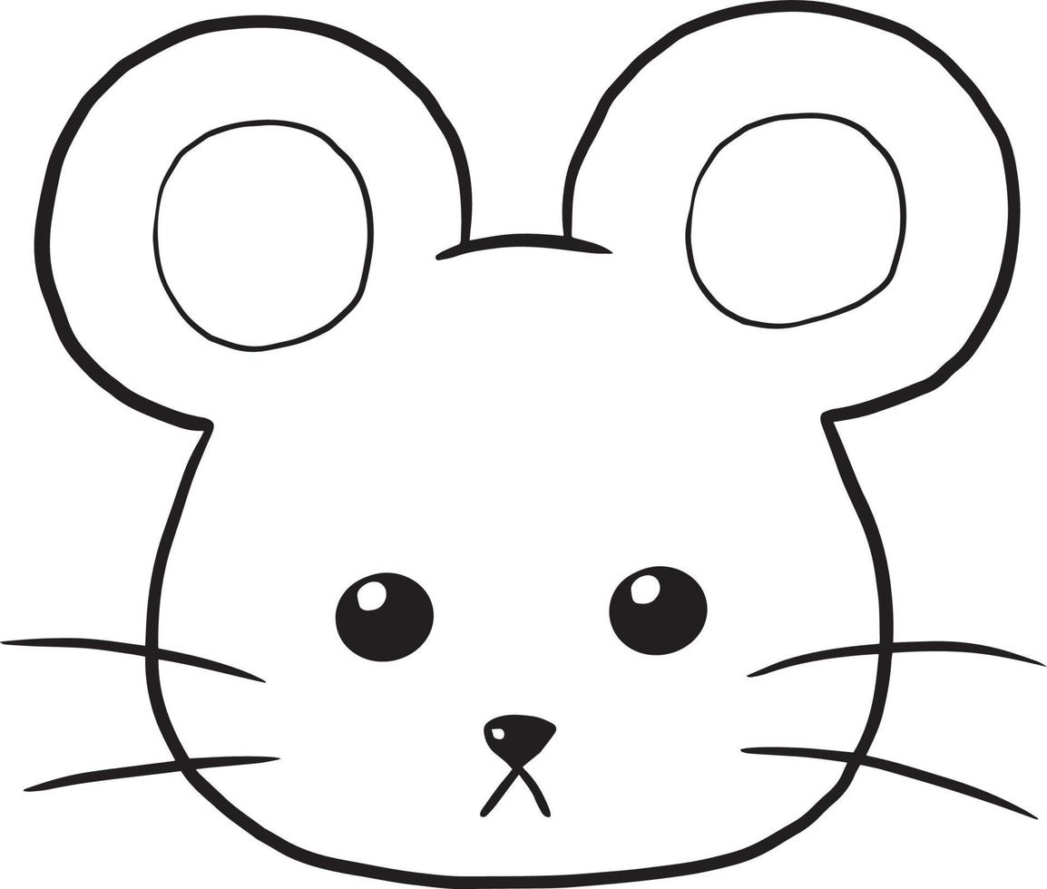desenho de desenho de rato kawaii anime fofo para colorir 10504664